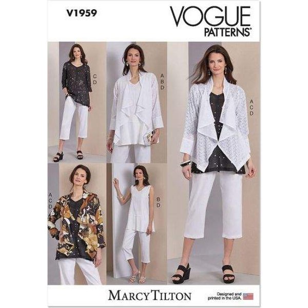 Patron Vogue 1959 Y5 - Veste, Tunique Et Pantalon-image