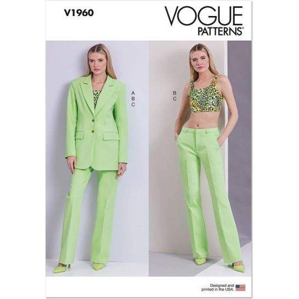 Patron Vogue 1960 Y5 - Veste, haut et pantalon