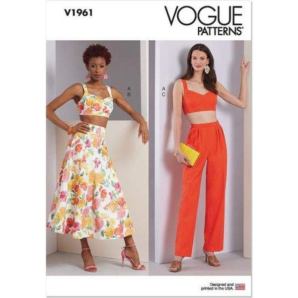 Patron Vogue 1961 AX5 - Haut, Jupe Et Pantalon-image