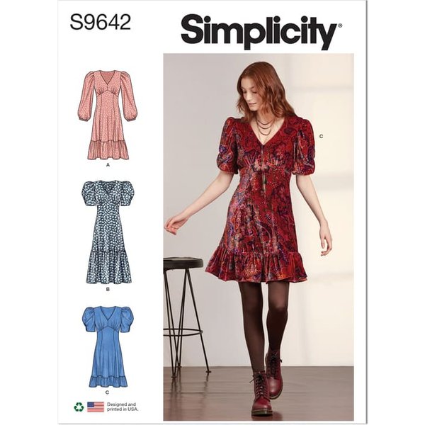 Patron Simplicity 9642.P5 - Robe-image