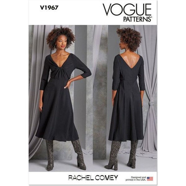 Patron Vogue 1967 H5 - Robe doublée