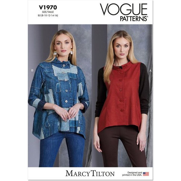 Patron Vogue 1970 Y5 - Gilet Et Veste Semi AjustéS-image