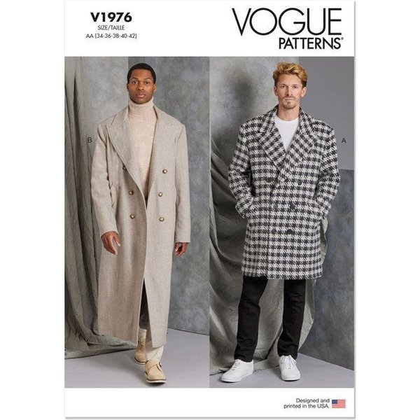 Patron Vogue 1976 Bb - Manteau Doublé-image