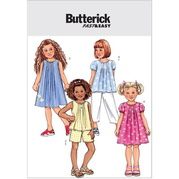Patron Butterick 4176/6 - Haut, Robe, Short Et Pantalon-image