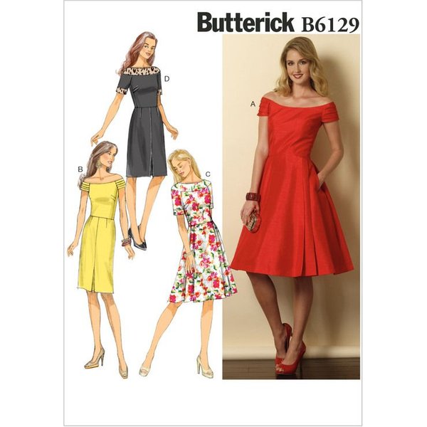 Patron Butterick 6129/E5 - Robe