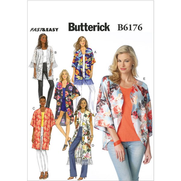 Patron Butterick 6176/Y - Kimono-image