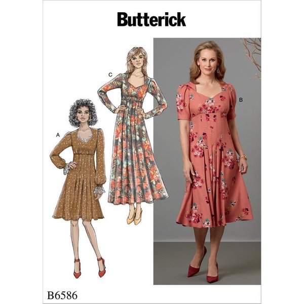 Patron Butterick 6586/A5 - Robe-image