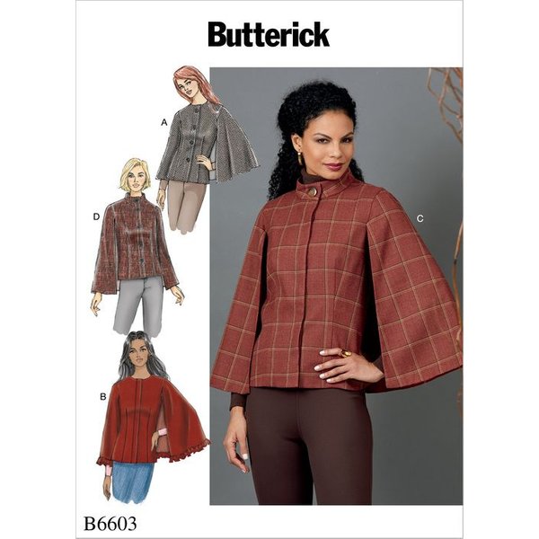 Patron Butterick 6603/A5 - Cape
