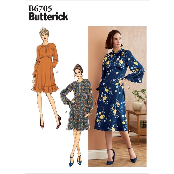 Patron Butterick 6705/A5 - Robe-image