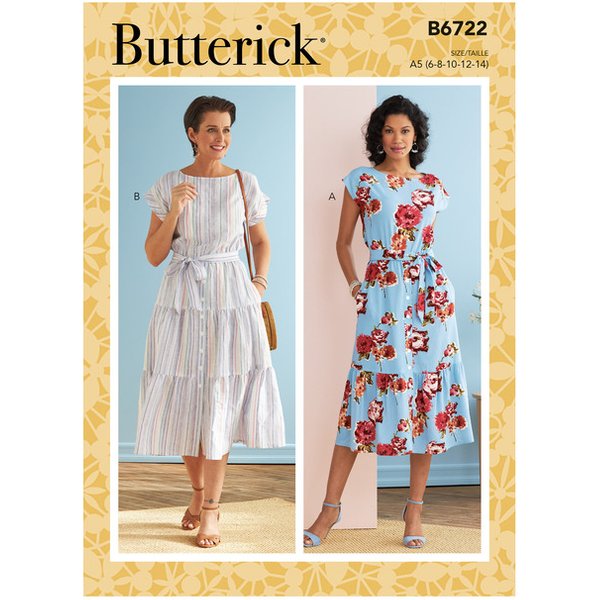Patron Butterick 6722/E5 - Robe-image