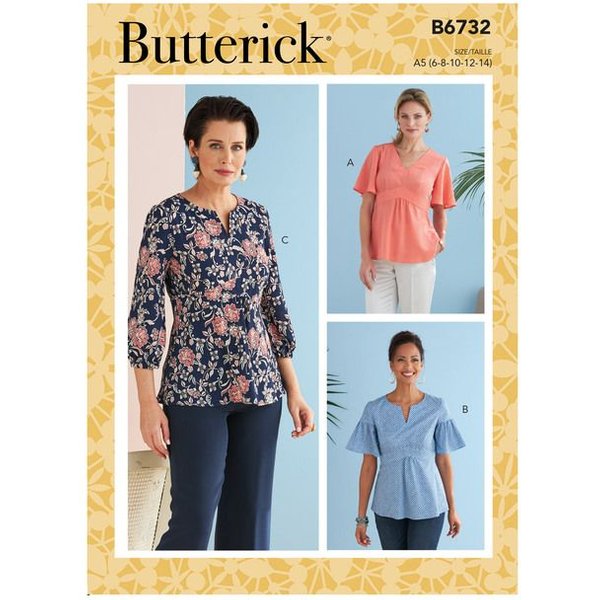 Patron Butterick 6732/E5 - Haut-image