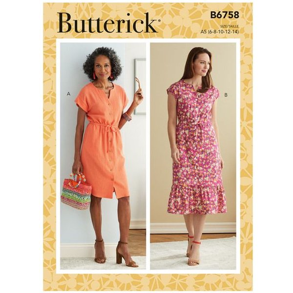 Patron Butterick 6758/E5 - Robe-image