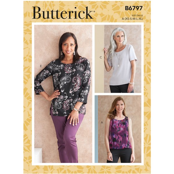 Patron Butterick 6797/A - Haut