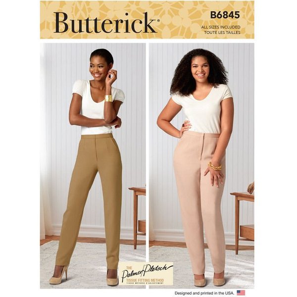Patron Butterick 6845/A - Pantalon