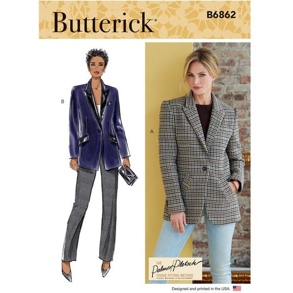 Patron Butterick 6862/F5 - Veste