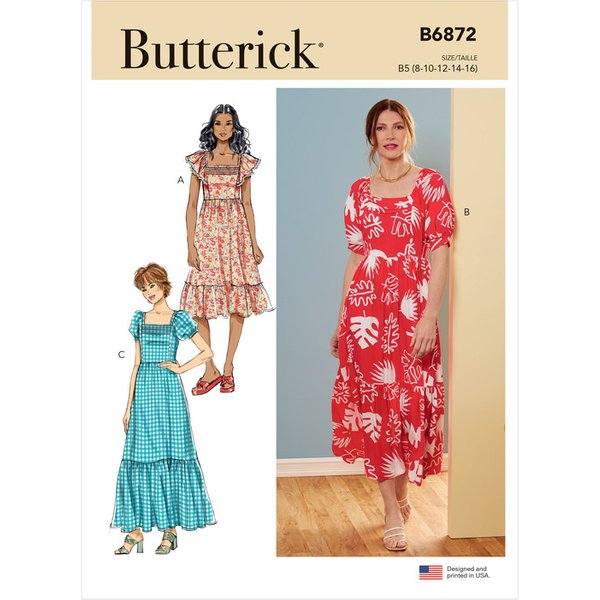 Patron Butterick 6872/B5 - Robe