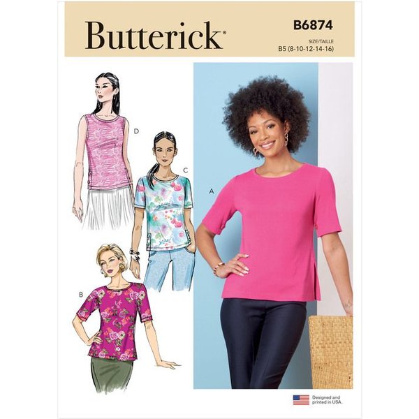 Patron Butterick 6874/B5 - Haut-image