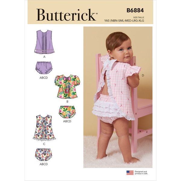Patron Butterick 6884/YA5 - Haut Et Culotte-image