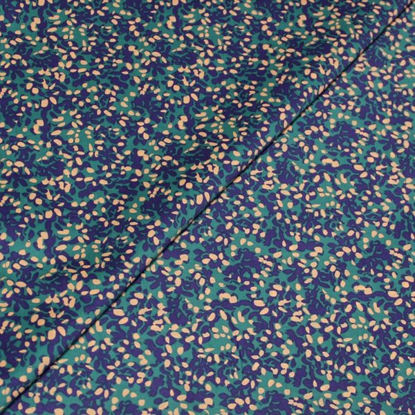 Percale 100% Coton Peigné Luxe - Motif Marine & Nude Fond Vert-image