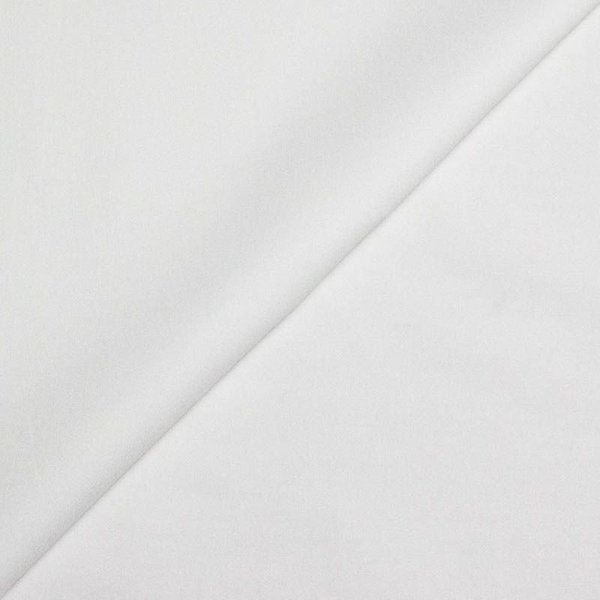 Satin Coton & éLasthanne - Blanc Optique-image