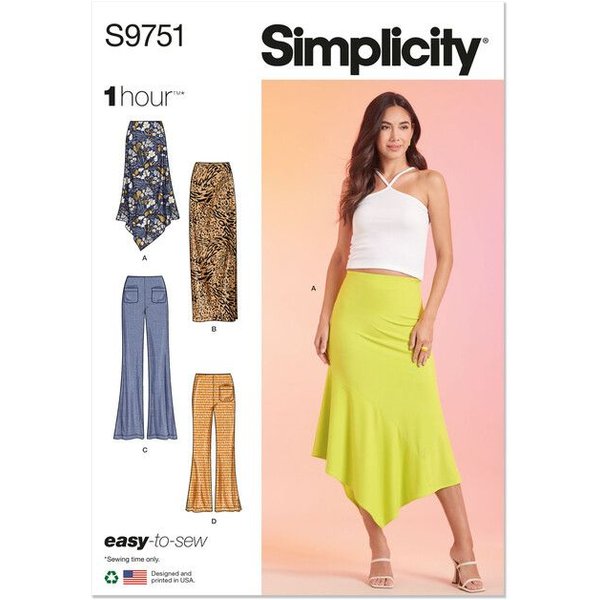 Patron Simplicity 9751.R5 - Jupe Et Pantalon-image