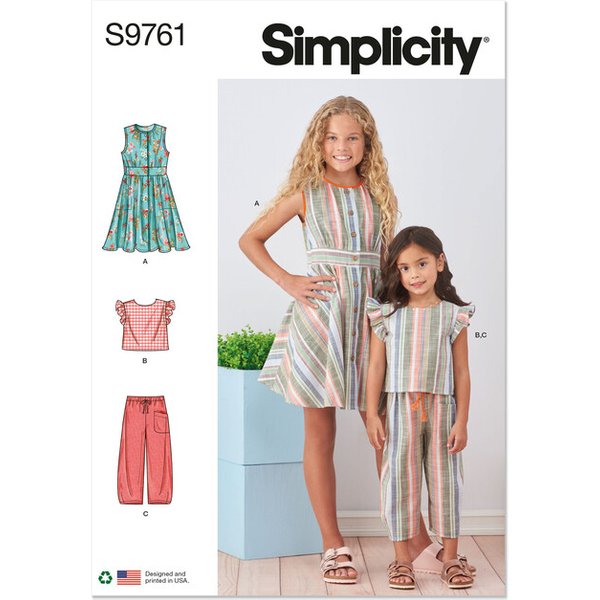 Patron Simplicity S9761.K5 - Robe, Haut Et Pantalon-image