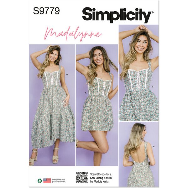Patron Simplicity 9779.K5 - Robe-image