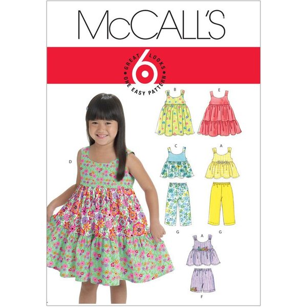 Patron Mccall's 6017.CB - Haut, Robe, Short Et Pantalon-image