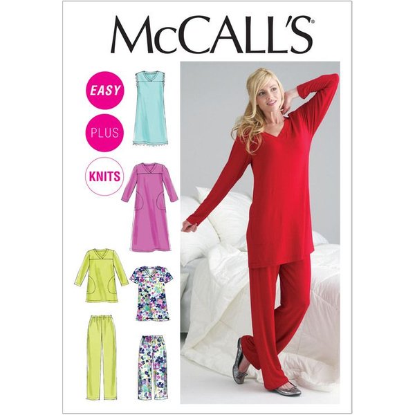 Patron Mccall's 6474.RR - Haut, Tunique, Chemise De Nuit Et Pantalon-image