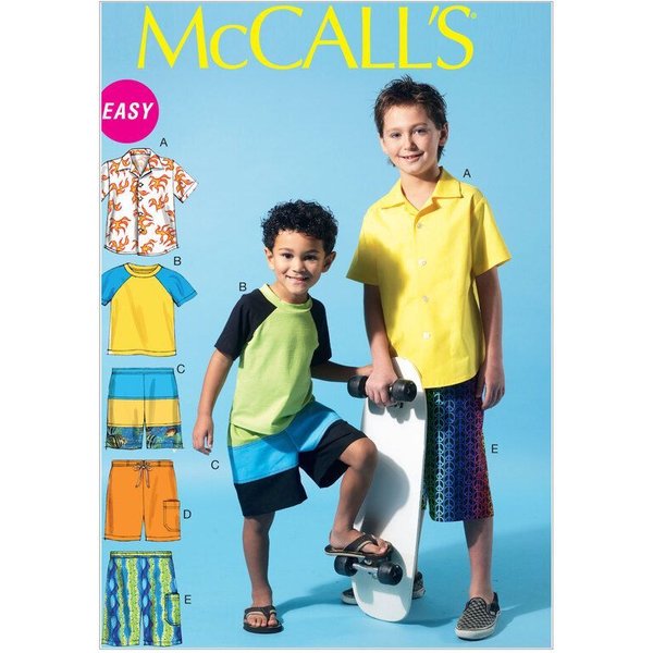 Patron Mccall's 6548.CHJ - Chemise, Haut Et Short-image