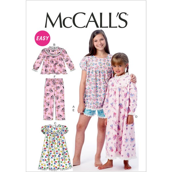 Patron Mccall's 6831.CCE - Haut, Chemise De Nuit, Short Et Pantalon-image