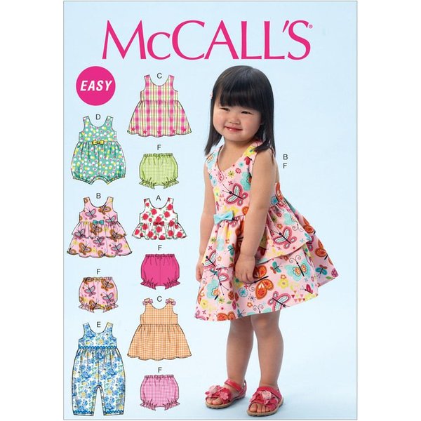 Patron Mccall's 6944.CAA - Haut, Robe, Baboteuse Et Culotte-image