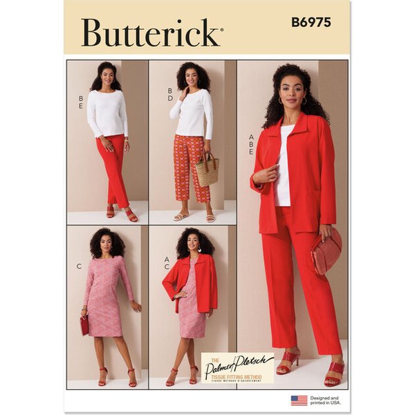 Patron Butterick 6975/B5 - Veste, Haut, Robe Et Pantalon-image