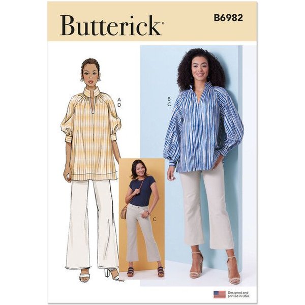 Patron Butterick 6982/B5 - Tunique et jean