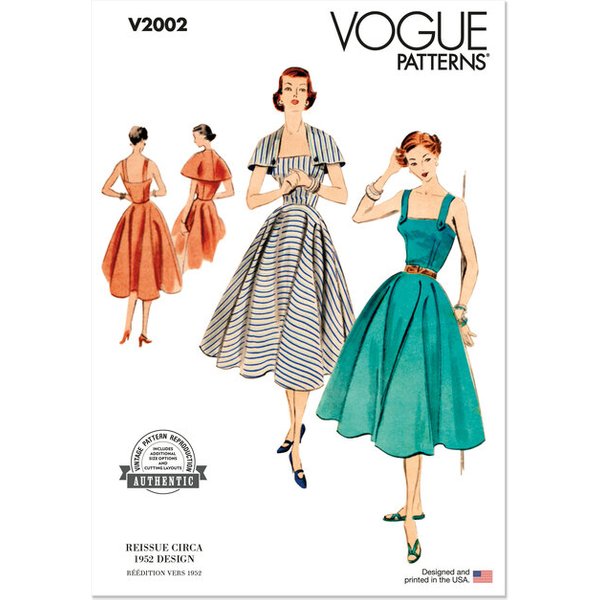 Patron Vogue 2002 K5 - Robe et mini-cape