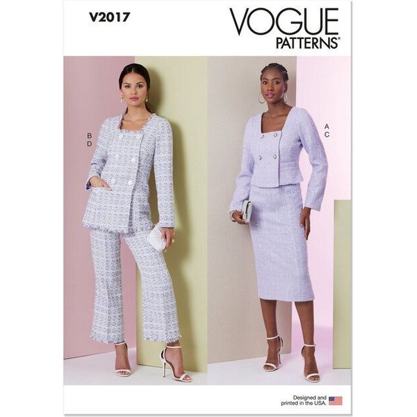 Patron Vogue 2017 Y5 - Veste, Jupe Et Pantalon-image