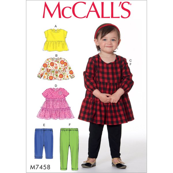 Patron Mccall's 7458.CAA - Hauts, Robes Et Collants-image