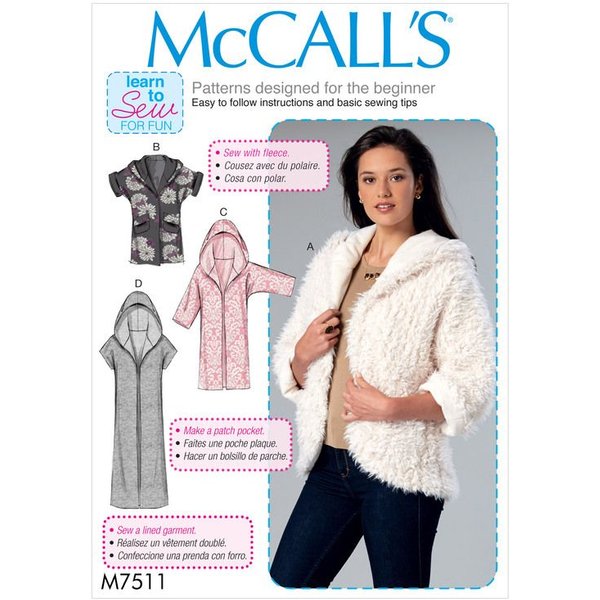 Patron Mccall's 7511.Y - Vestes-image
