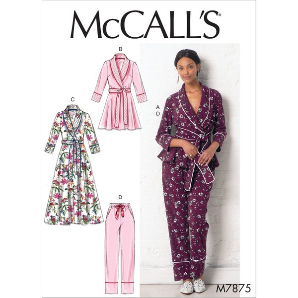 Patron McCall's 7875.Z - Veste, peignoir, pantalon