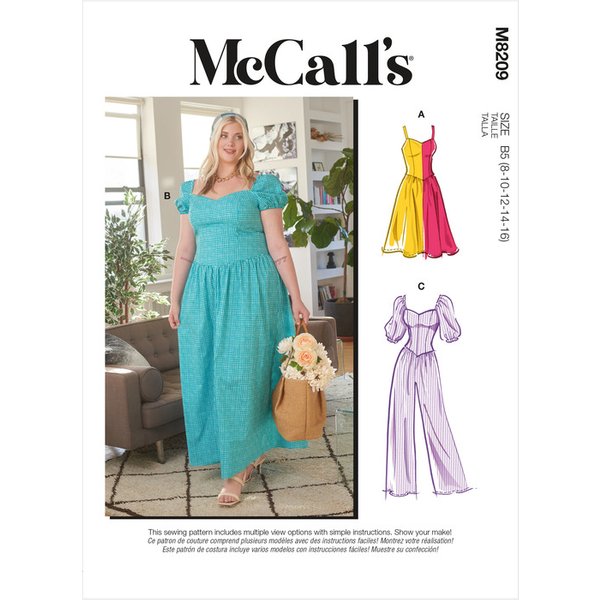 Patron Mccall's 8209.RR - Robes Et Combinaison-image