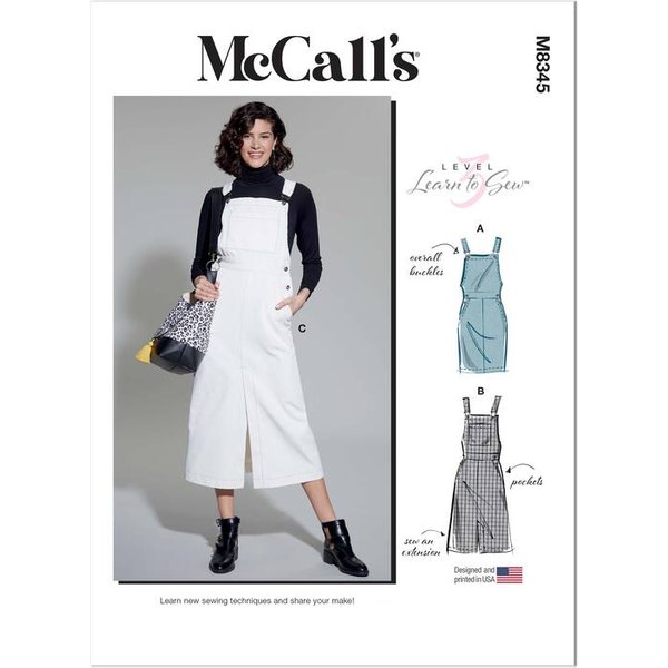 Patron Mccall's 8345.E5 - Jupe-Salopette-image