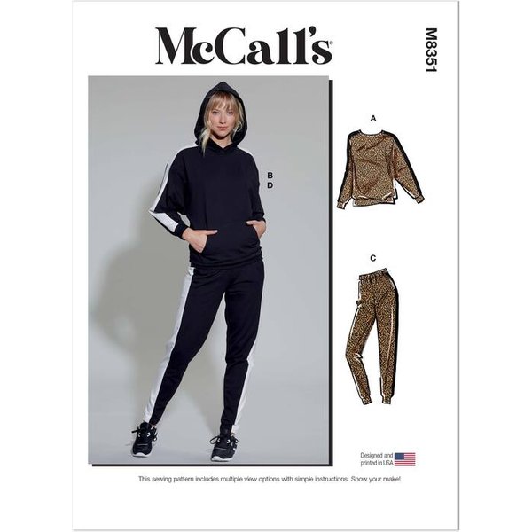 Patron Mccall's 8351.ZZ - Pantalon, Haut Et Sweat-image