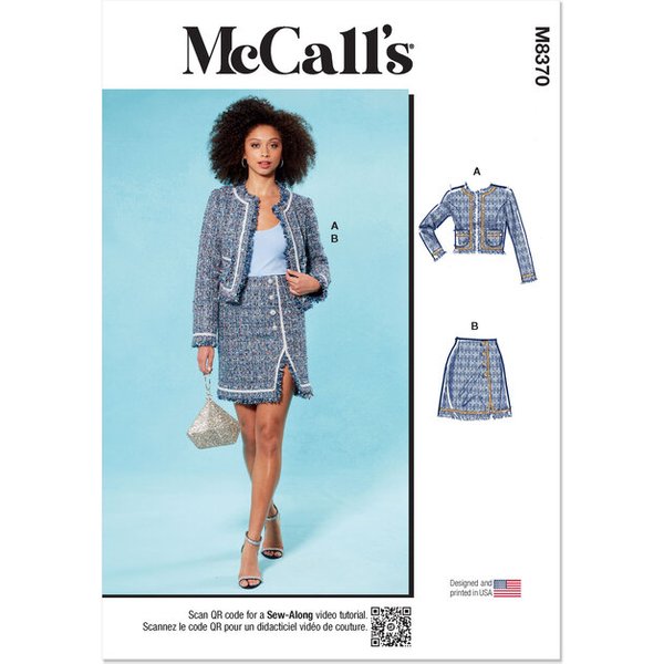 Patron McCall's 8370.F5 - Veste et jupe
