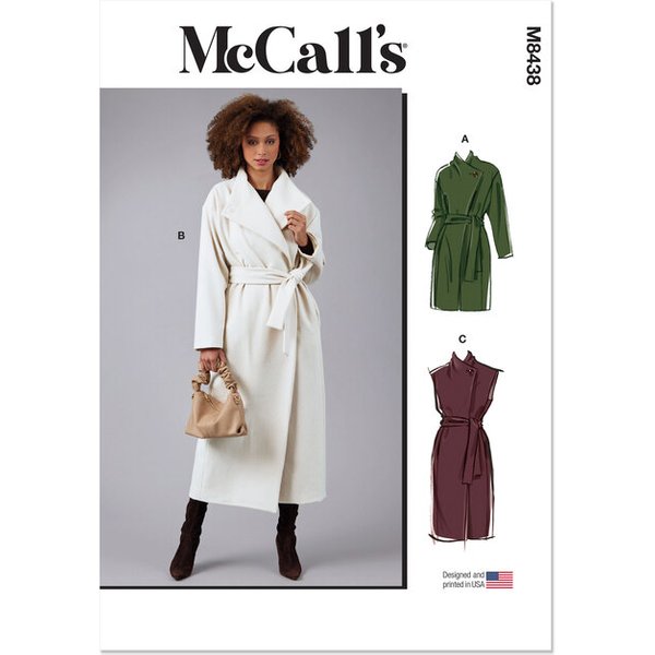Patron Mccall's 8438.D5 - Manteaux Et Gilet-image