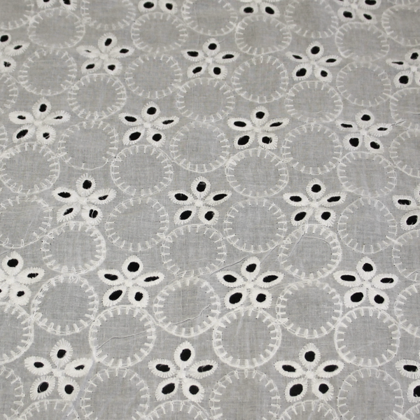 Broderie Anglaise 100% Coton - Olivia-image