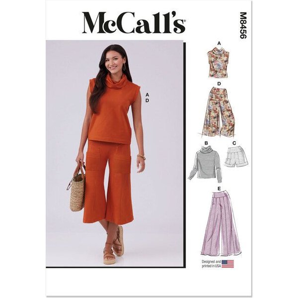 Patron McCall's 8456.W2 - Haut, shorts et pantalon