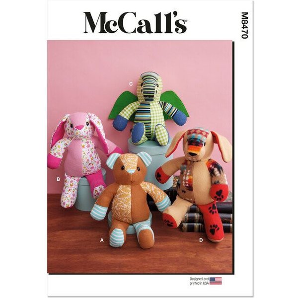 Patron McCall's 8470.OS - Animaux en peluche