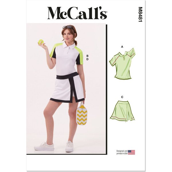 Patron Mccall's 8481.K5 - Tops Et Skorts-image