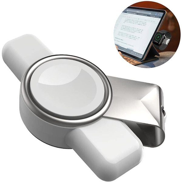 Magnetic Apple Watch Charger with Dual USB-A & USB-C Connectivity