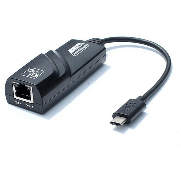 USB-C to Gigabit Ethernet Adapter with 3-Port USB 3.0 Hub for Laptops, Tablets & Smartphones